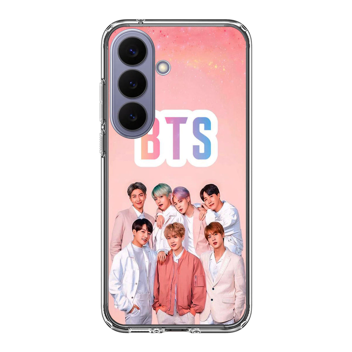 BTS Member in Pink Samsung Galaxy S26 FE Case