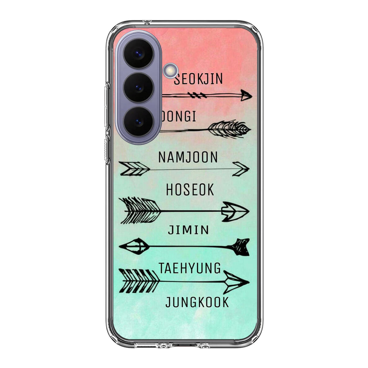 BTS Members Name Samsung Galaxy S26 FE Case