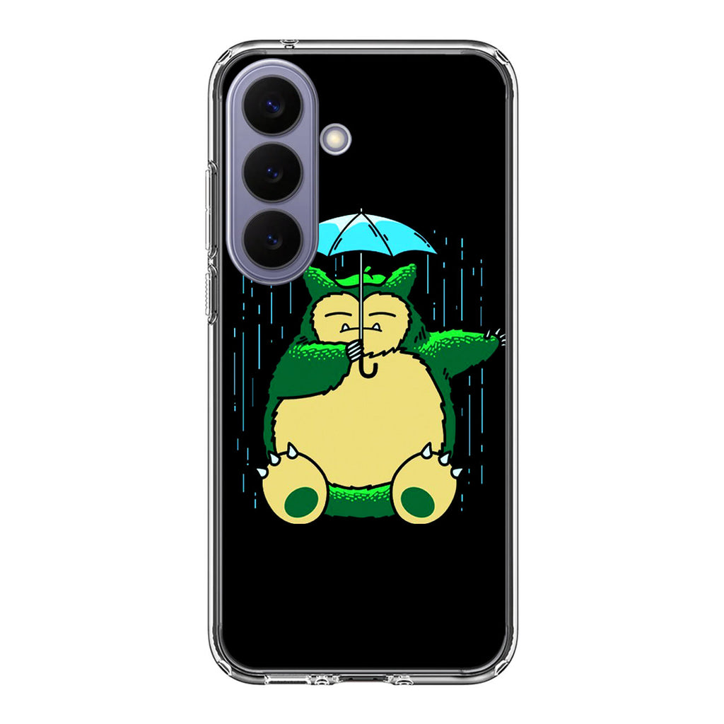 Cute Snorlax Umbrella Samsung Galaxy S26 / S26 Plus Case