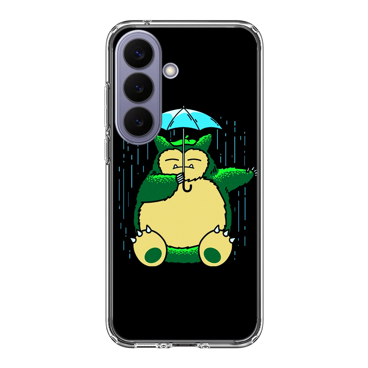 Cute Snorlax Umbrella Samsung Galaxy S26 / S26 Plus Case
