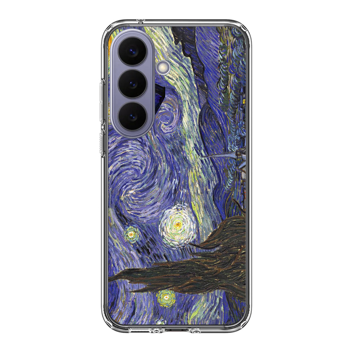 Dr Who Tardis In Van Gogh Starry Night Samsung Galaxy S26 FE Case