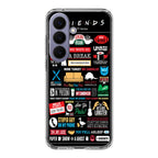Friends TV Show Quotes Poster Samsung Galaxy S26 / S26 Plus Case