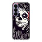 Girl Skull Flower Samsung Galaxy S26 / S26 Plus Case