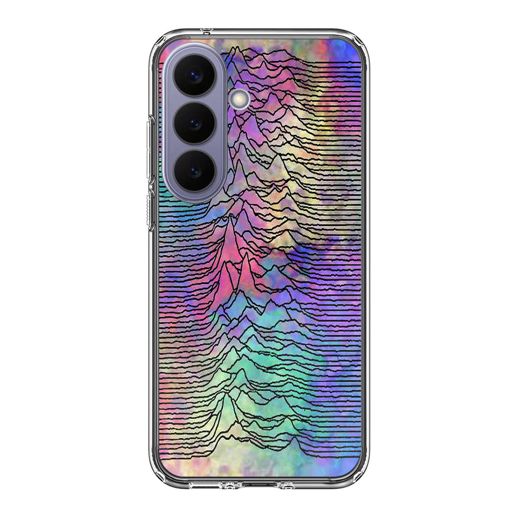 Joy Division Unknown Pleasures Colorful Samsung Galaxy S26 / S26 Plus Case