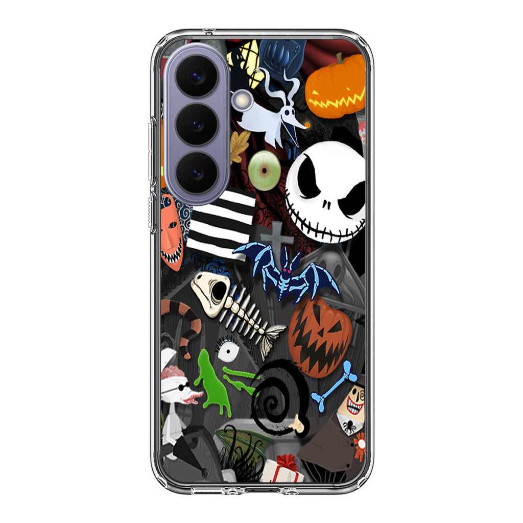 Nightmare Before Chrismast Collage Samsung Galaxy S26 FE Case