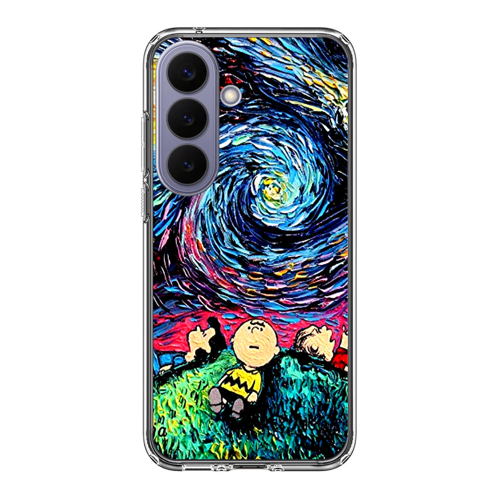 Peanuts At Starry Night Samsung Galaxy S26 / S26 Plus Case