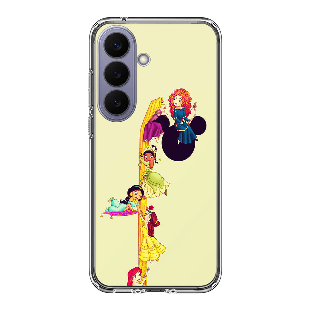 Princesses Climbing Rapunzel's Hair Samsung Galaxy S26 / S26 Plus Case