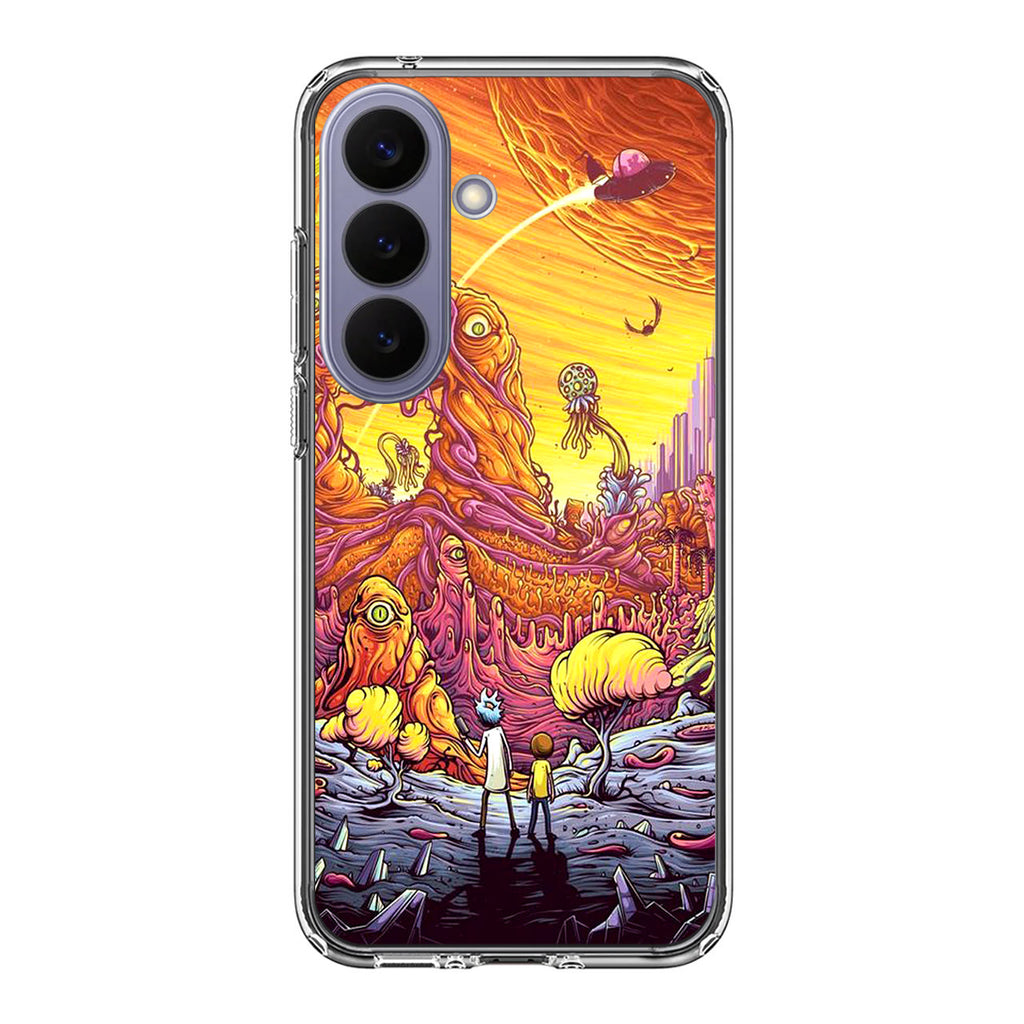 Rick And Morty Alien Planet Samsung Galaxy S26 / S26 Plus Case