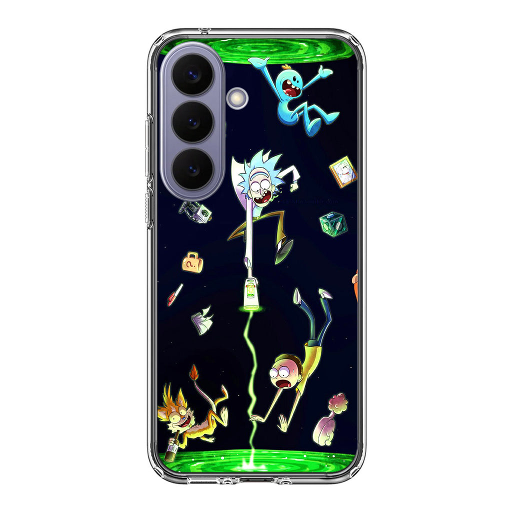 Rick And Morty Portal Fall Samsung Galaxy S26 / S26 Plus Case