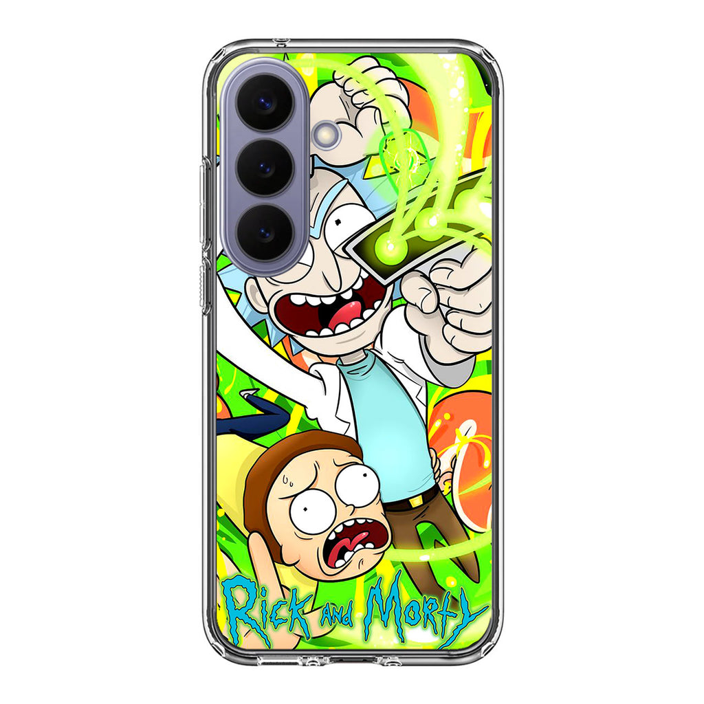 Rick And Morty Shoot Portal Gun Samsung Galaxy S26 / S26 Plus Case