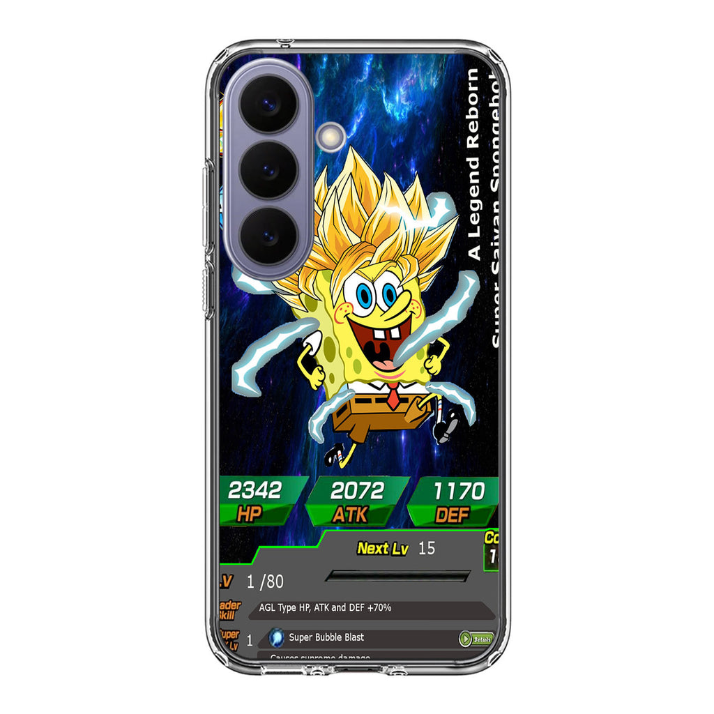 Super Saiyan Spongebob Card Samsung Galaxy S26 / S26 Plus Case