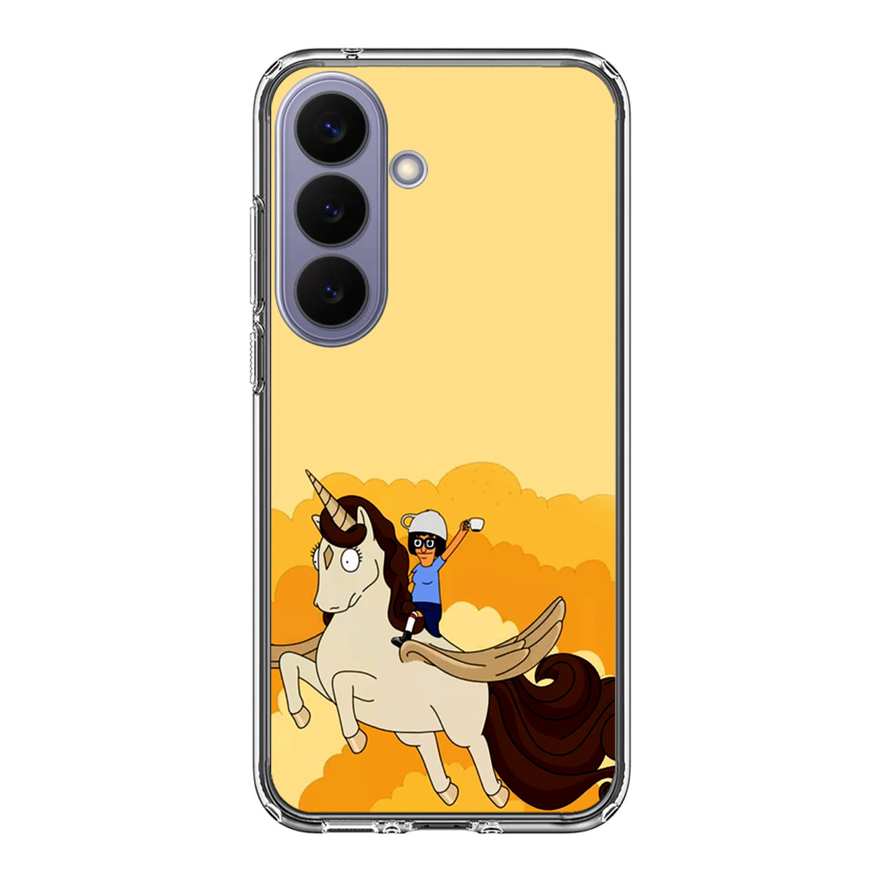Tina Belcher And Unicorn Samsung Galaxy S26 / S26 Plus Case