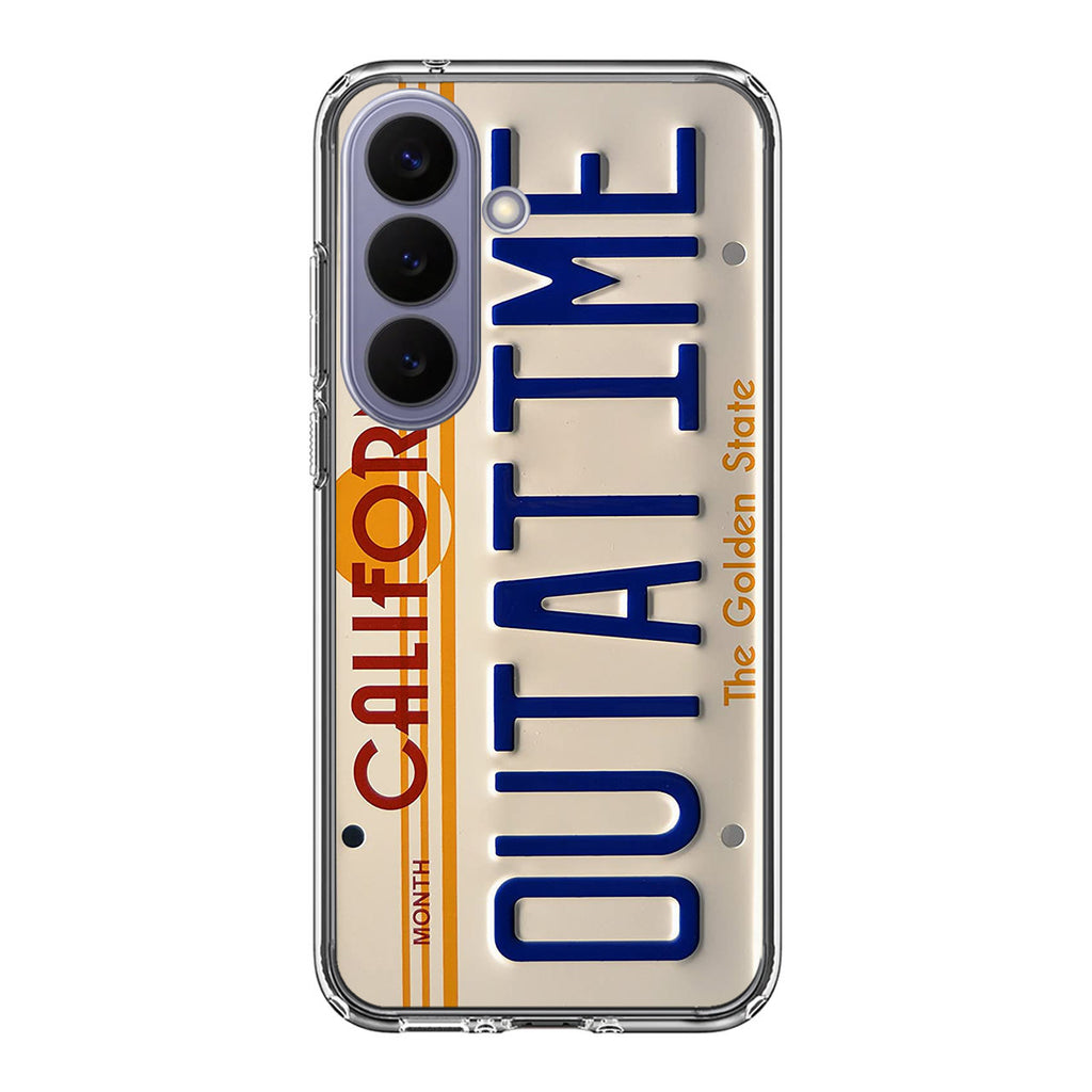 Back to the Future License Plate Outatime Samsung Galaxy S26 / S26 Plus Case