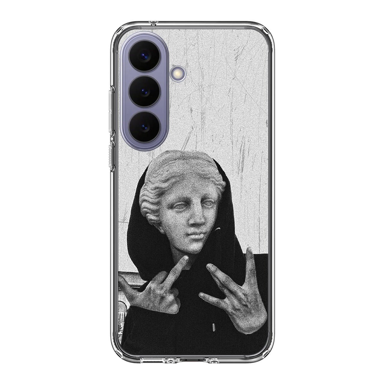 Greek Statue Wearing Hoodie Samsung Galaxy S26 / S26 Plus Case