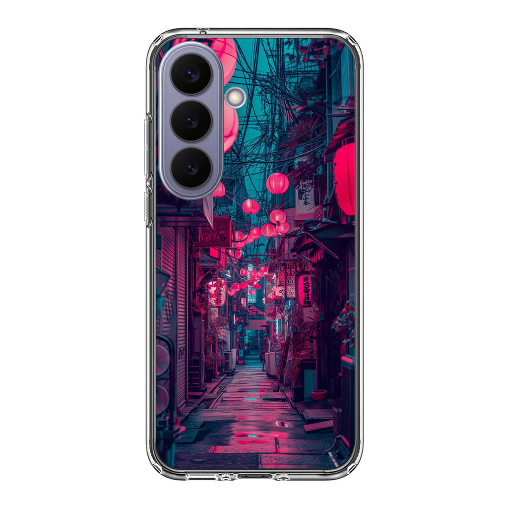 Neon Veins of the Night Market Samsung Galaxy S26 / S26 Plus Case