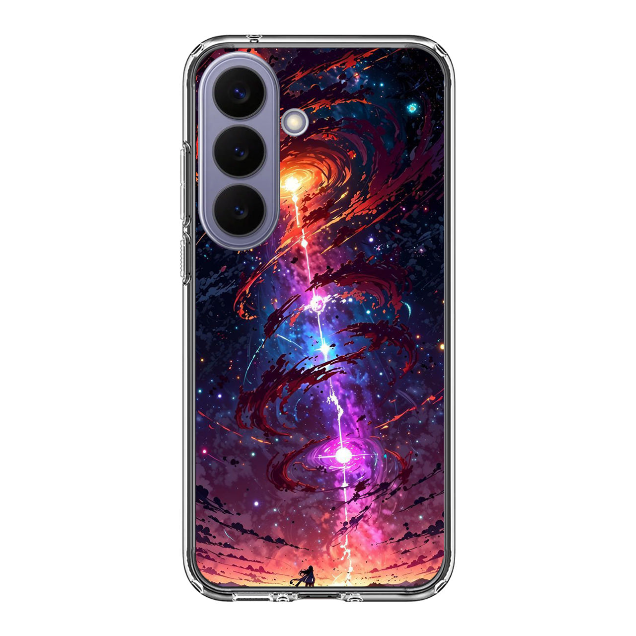 Stargazer at the Axis of Creation Samsung Galaxy S26 / S26 Plus Case