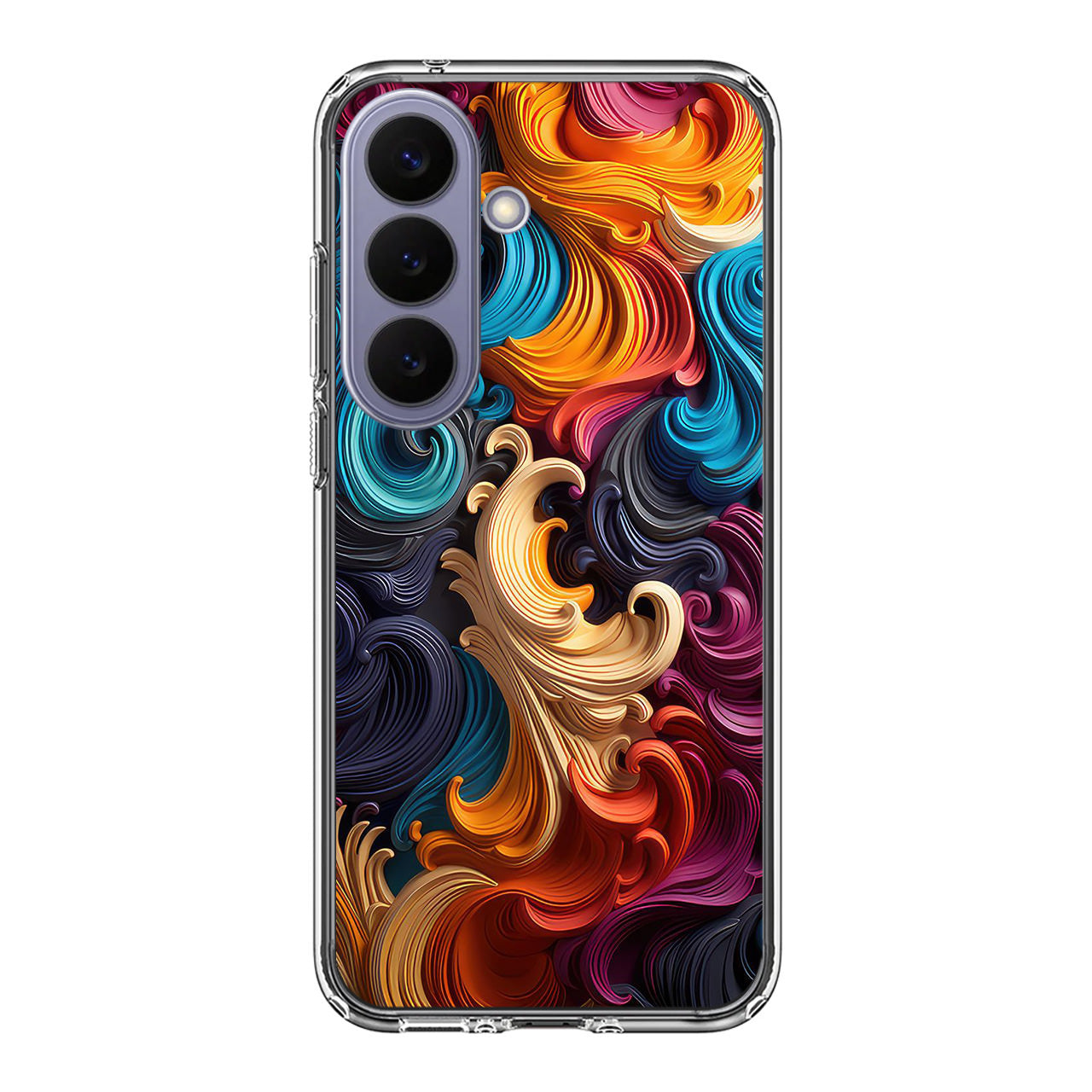 The Dance of Abstract Waves Samsung Galaxy S26 / S26 Plus Case