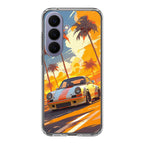 Turbo Dreams in Neon Palms Samsung Galaxy S26 / S26 Plus Case