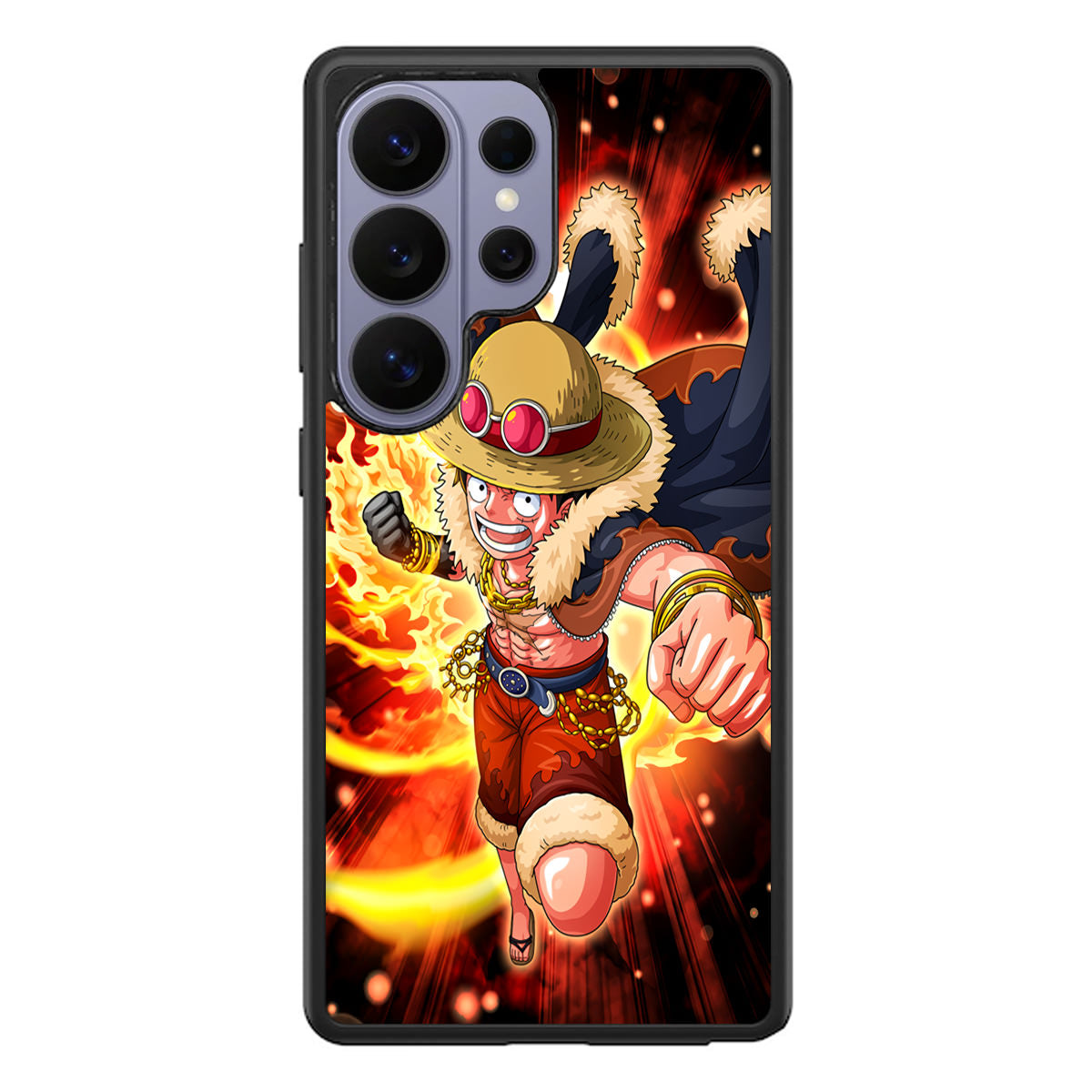 Luffy Red Hawk Punch Samsung Galaxy S26 Ultra Case