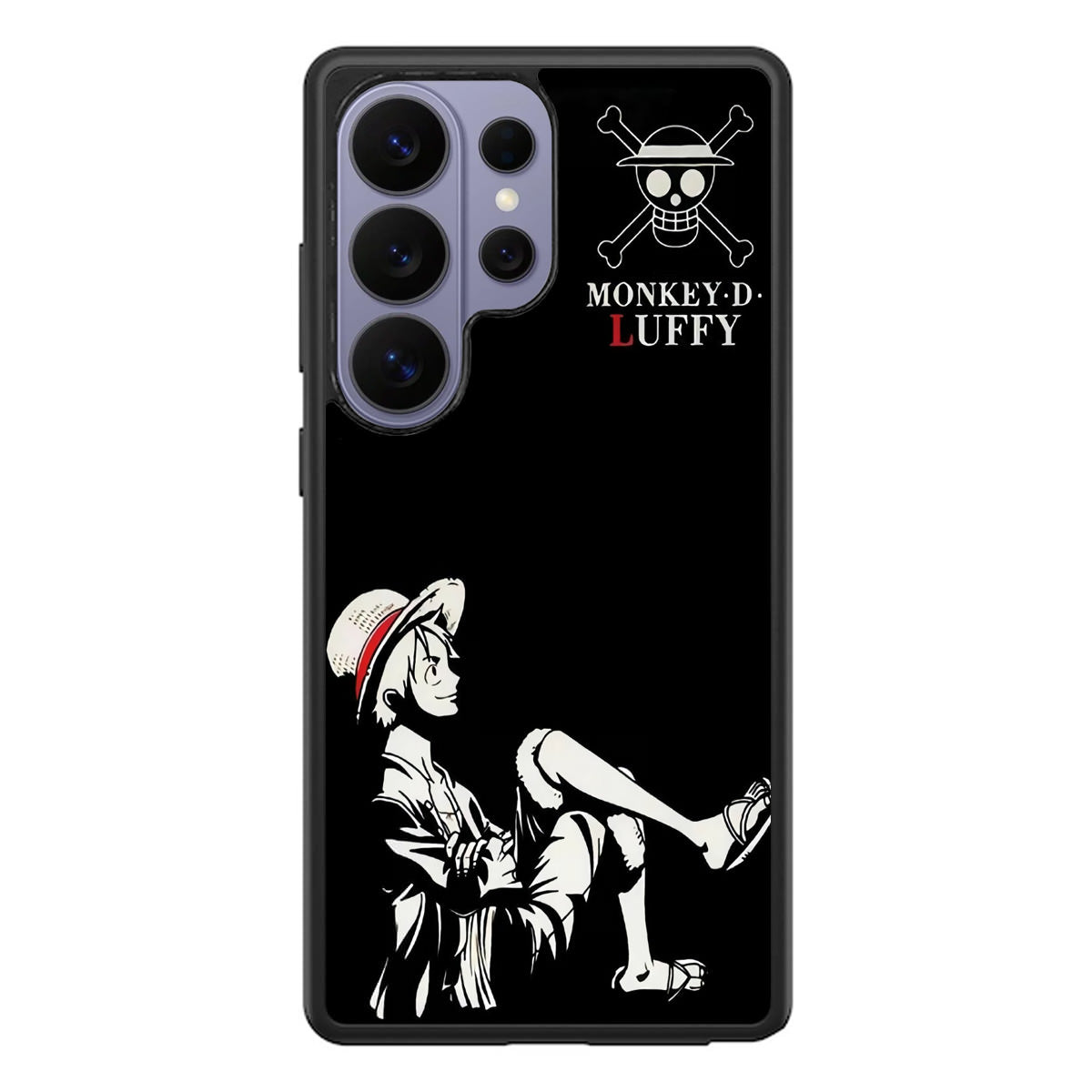 Monkey D Luffy Black And White Samsung Galaxy S26 Ultra Case