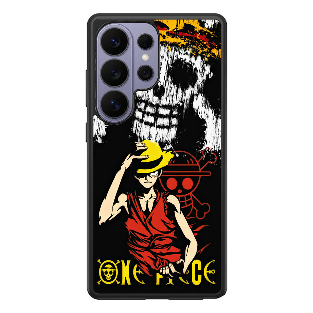 Monkey D Luffy Paint Art Samsung Galaxy S26 Ultra Case