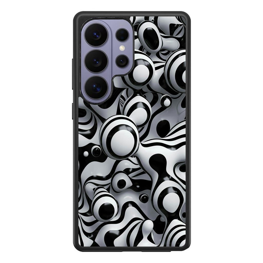 Abstract Art Black White Samsung Galaxy S26 Ultra Case