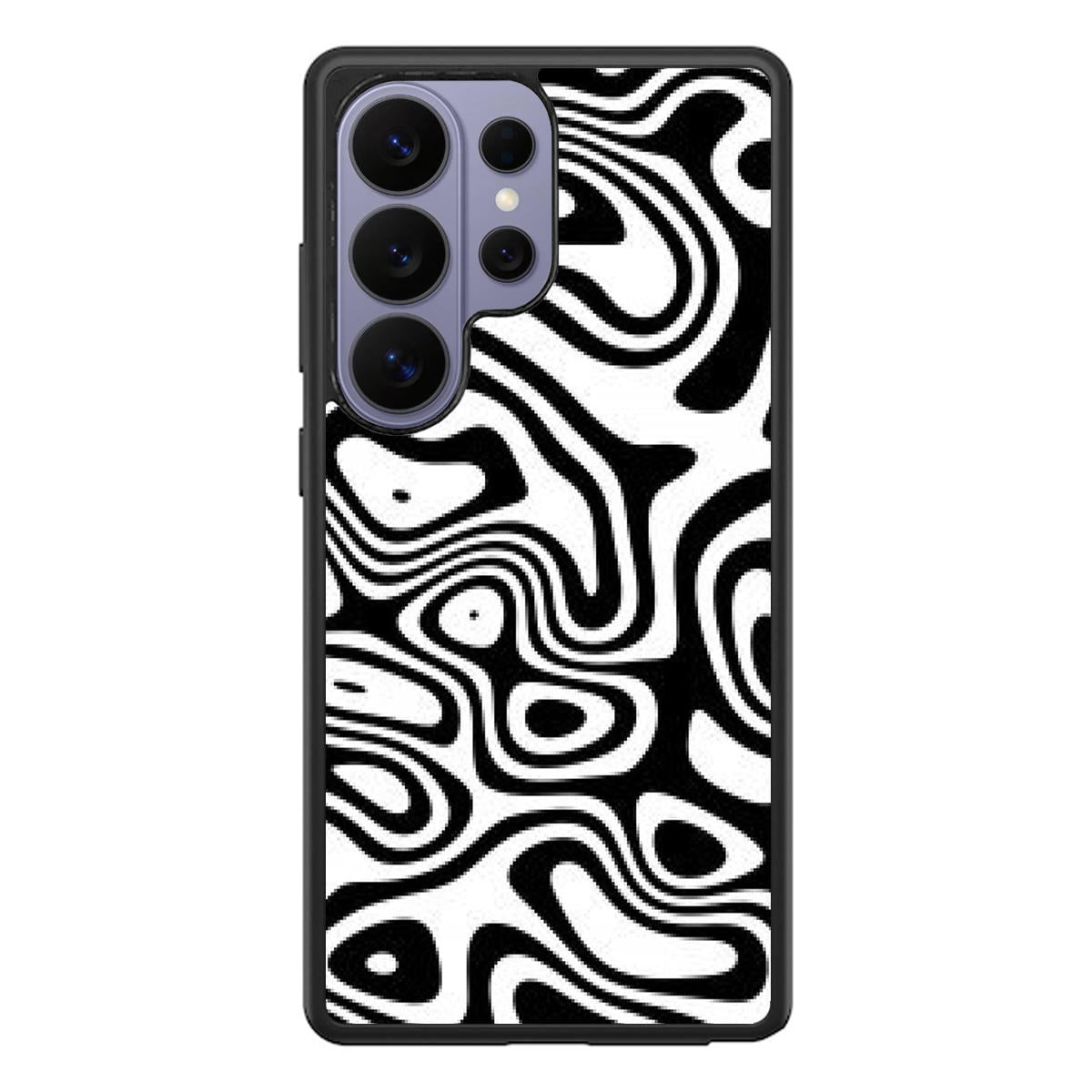 Abstract Black and White Background Samsung Galaxy S26 Ultra Case