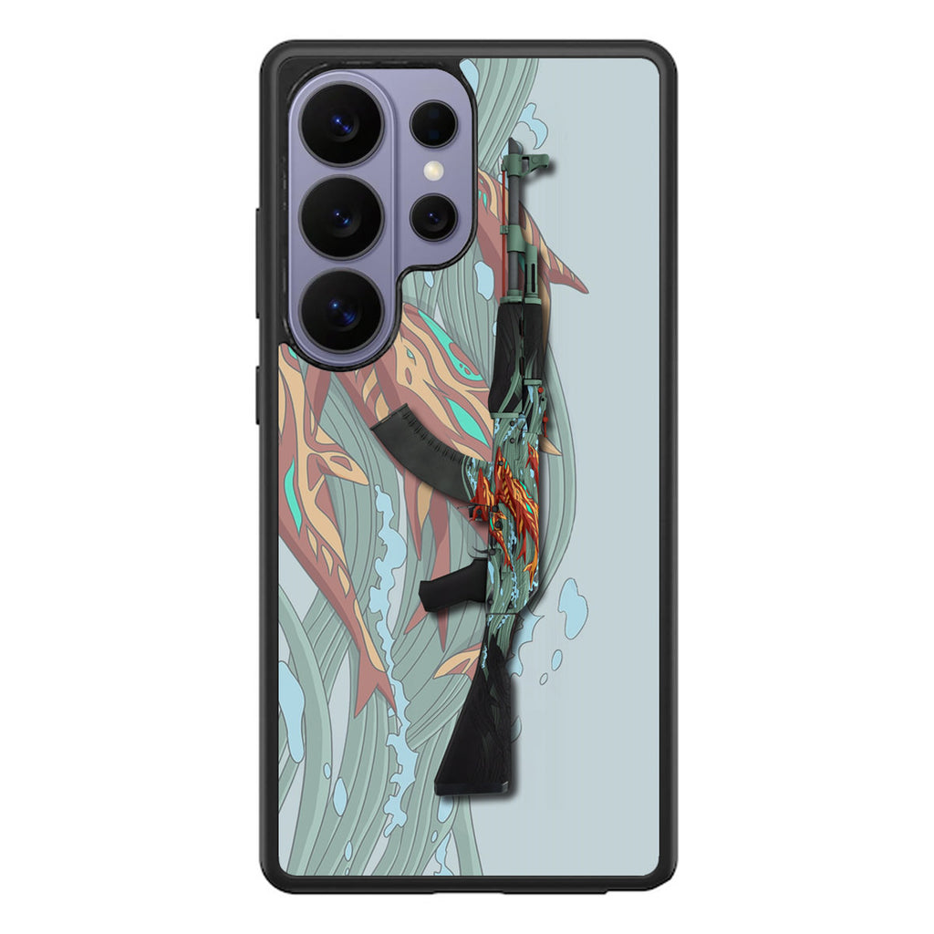 AK-47 Aquamarine Revenge Samsung Galaxy S26 Ultra Case
