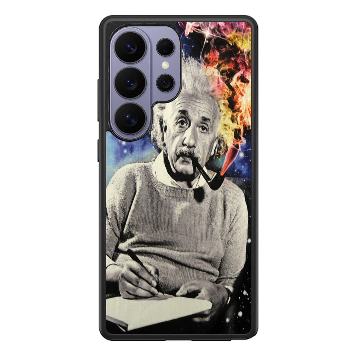 Albert Einstein Smoking Samsung Galaxy S26 Ultra Case