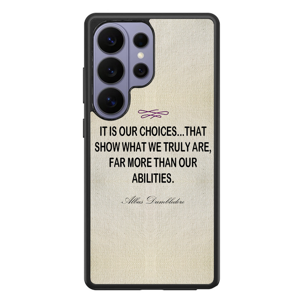 Albus Dumbledore Quote Samsung Galaxy S26 Ultra Case