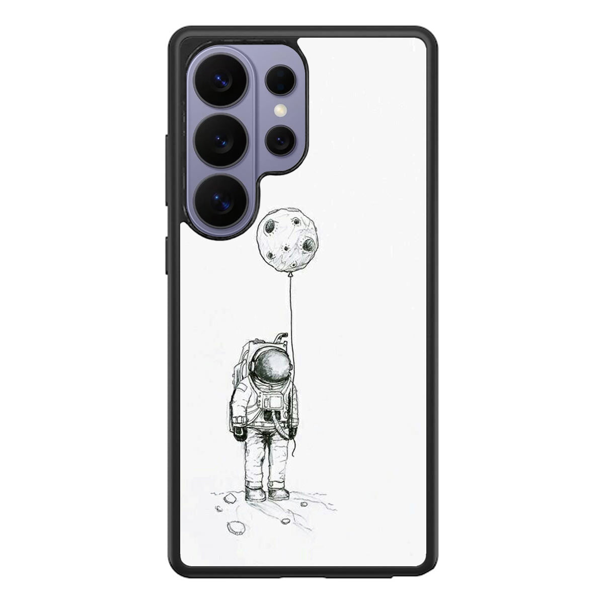 Astronaut Moon Balloon Samsung Galaxy S26 Ultra Case