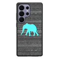 Aztec Elephant Turquoise Samsung Galaxy S26 Ultra Case