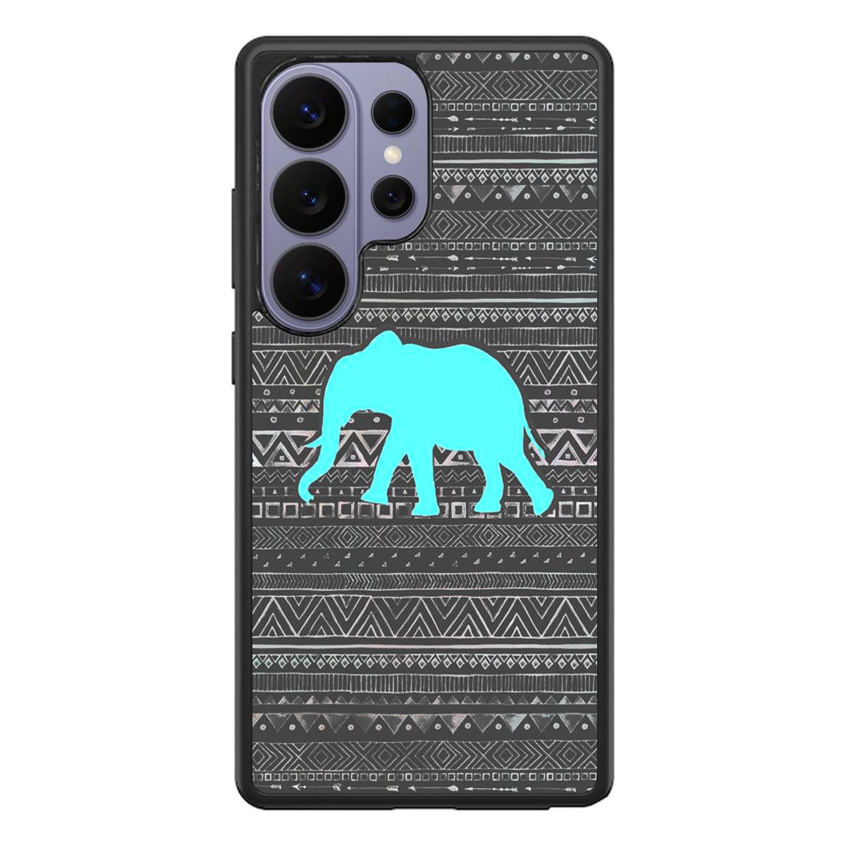 Aztec Elephant Turquoise Samsung Galaxy S26 Ultra Case