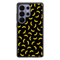 Bananas Fruit Pattern Black Samsung Galaxy S26 Ultra Case