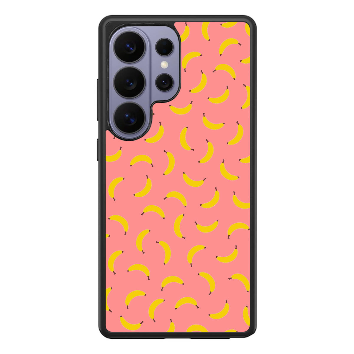 Bananas Fruit Pattern Pink Samsung Galaxy S26 Ultra Case