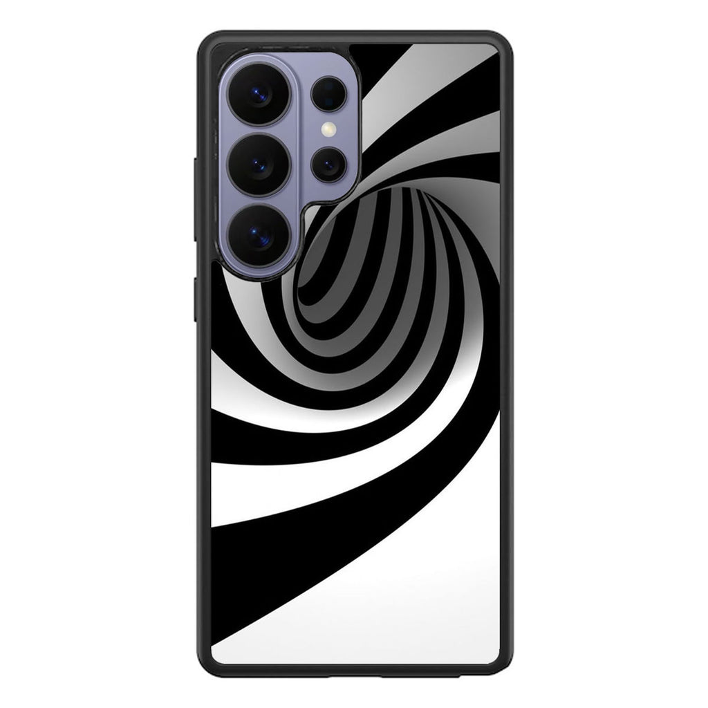 Black and White Twist Samsung Galaxy S26 Ultra Case