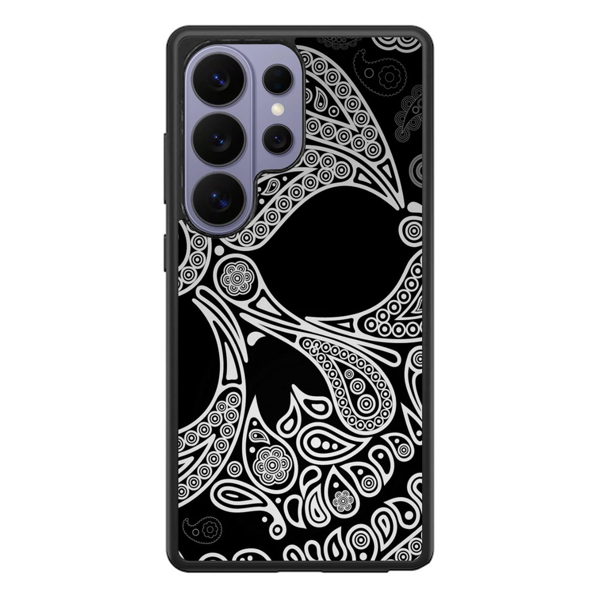 Black Skull Samsung Galaxy S26 Ultra Case