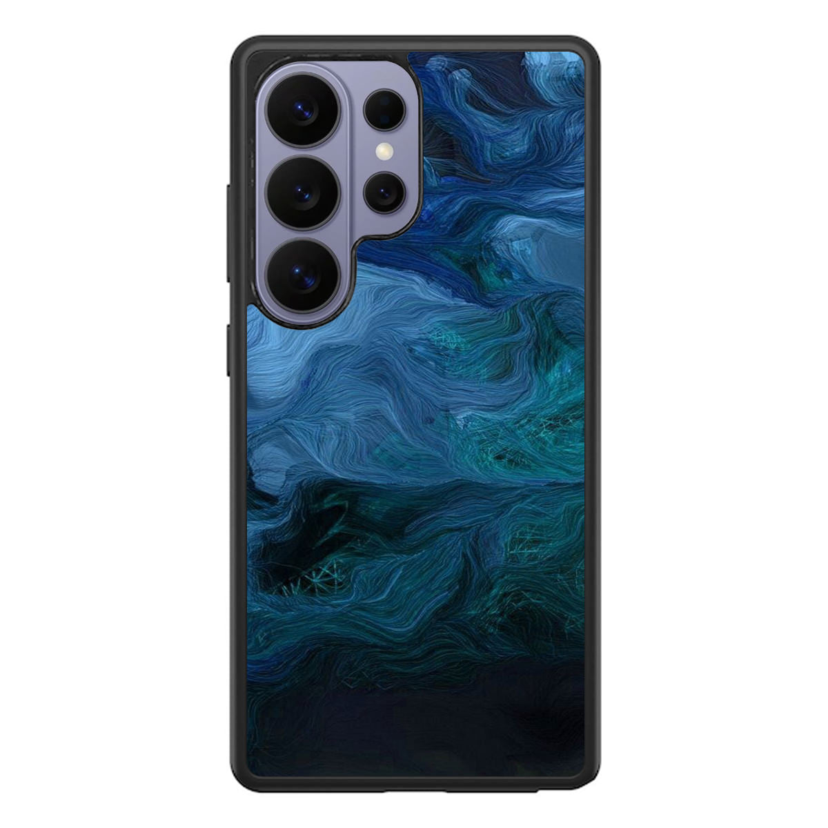 Blue Abstract Art Samsung Galaxy S26 Ultra Case