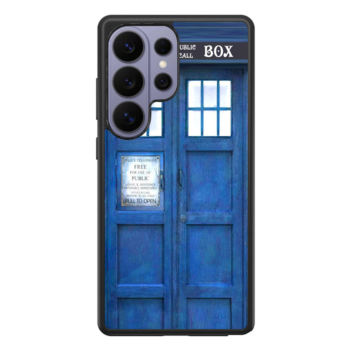 Blue Police Call Box Samsung Galaxy S26 Ultra Case