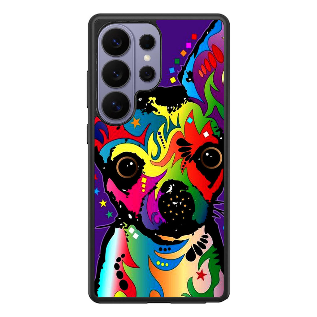 Colorful Chihuahua Samsung Galaxy S26 Ultra Case