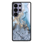 Golden Azure Marble Samsung Galaxy S26 Ultra Case