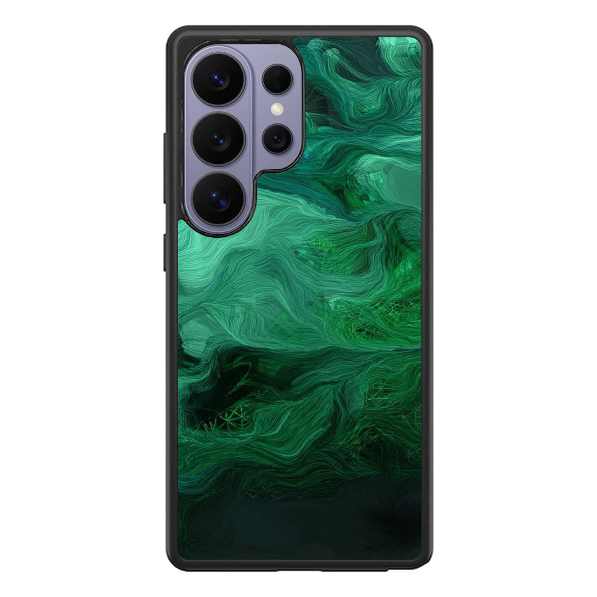 Green Abstract Art Samsung Galaxy S26 Ultra Case