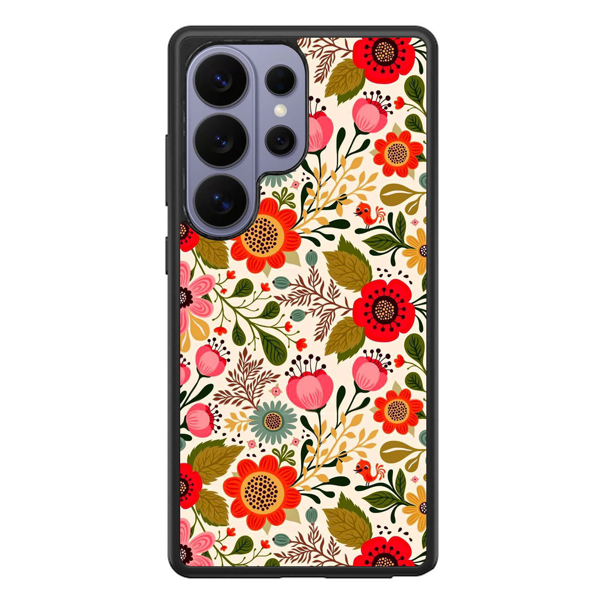 Hello Spring Pattern Samsung Galaxy S26 Ultra Case