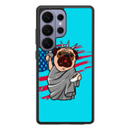 Independence Day Pug Samsung Galaxy S26 Ultra Case