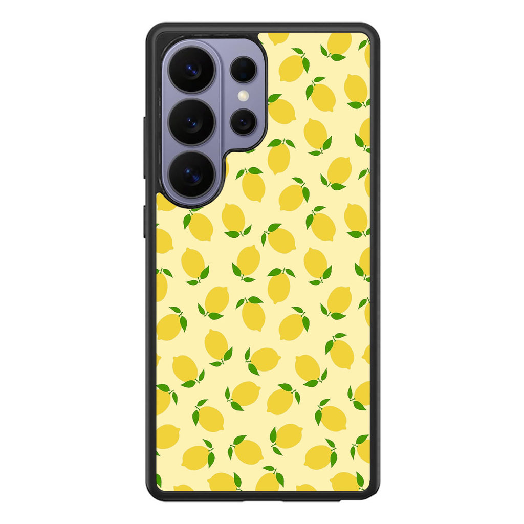 Lemons Fruit Pattern Samsung Galaxy S26 Ultra Case