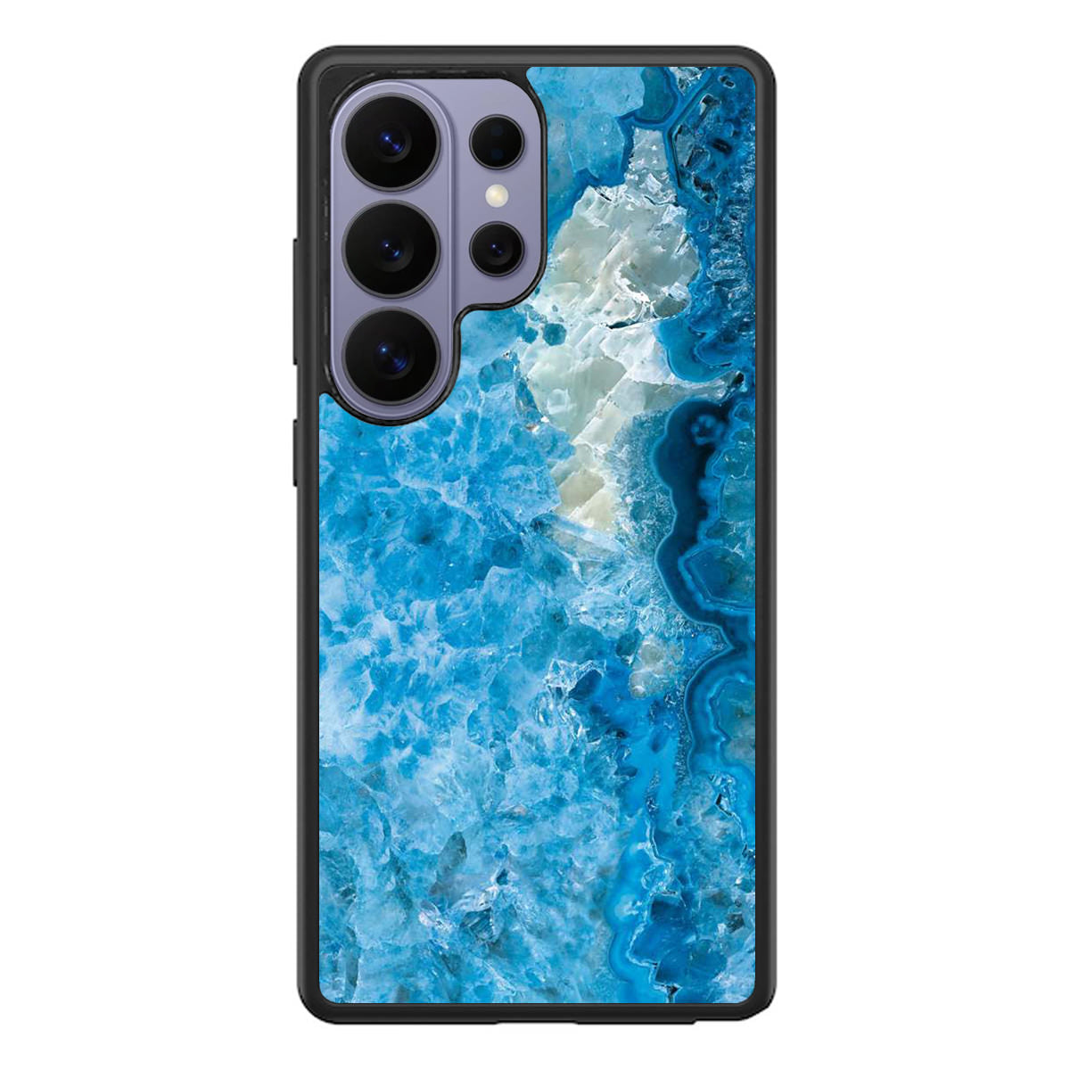 Navy Blue Marble Samsung Galaxy S26 Ultra Case
