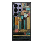 Painted Abstract Wood Sculptures Samsung Galaxy S26 Ultra Case
