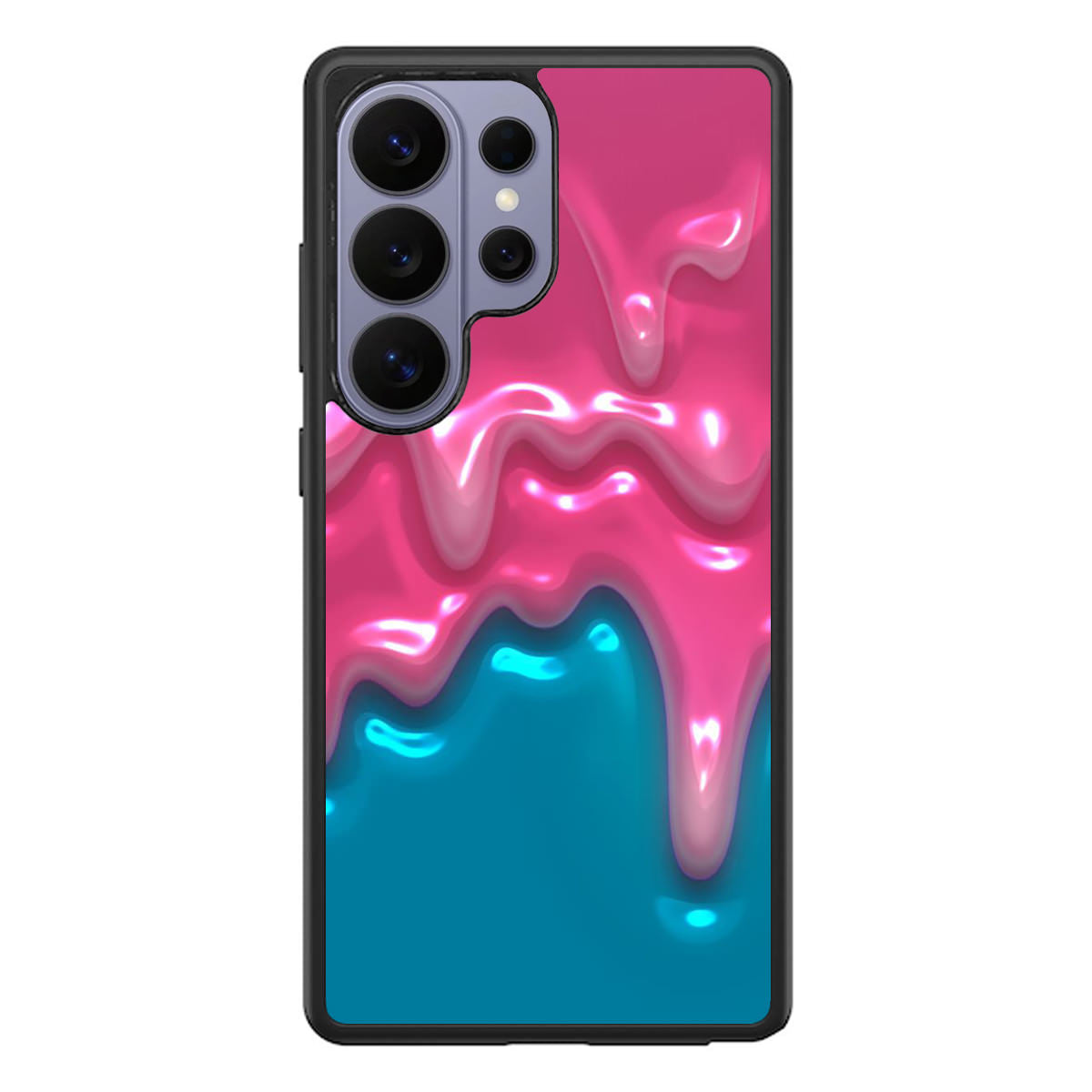 Pink Paint Dripping Samsung Galaxy S26 Ultra Case