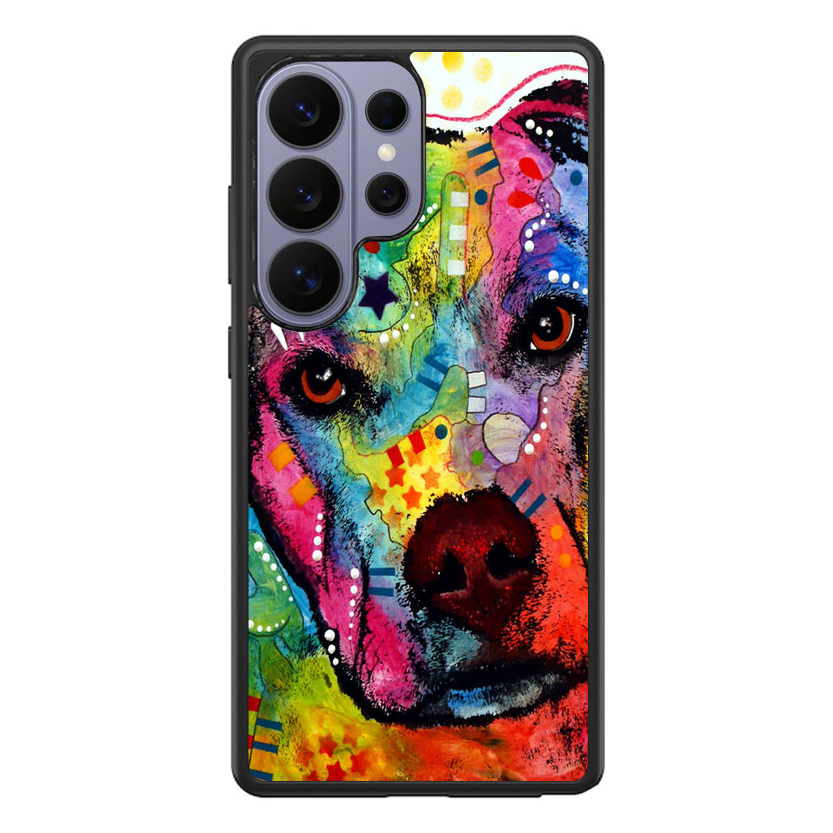 Pitbull Love Painting Samsung Galaxy S26 Ultra Case