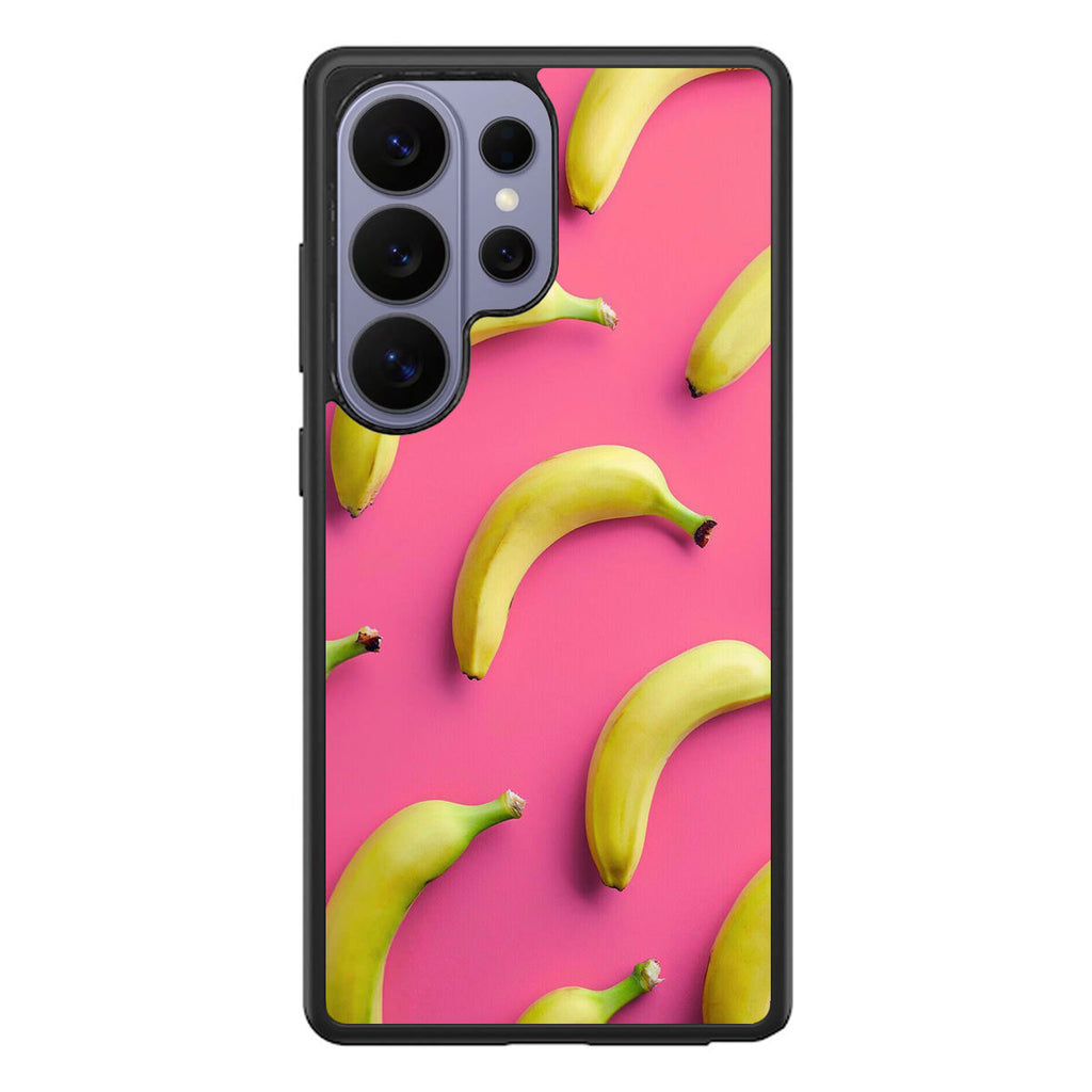 Real Bananas Fruit Pattern Samsung Galaxy S26 Ultra Case